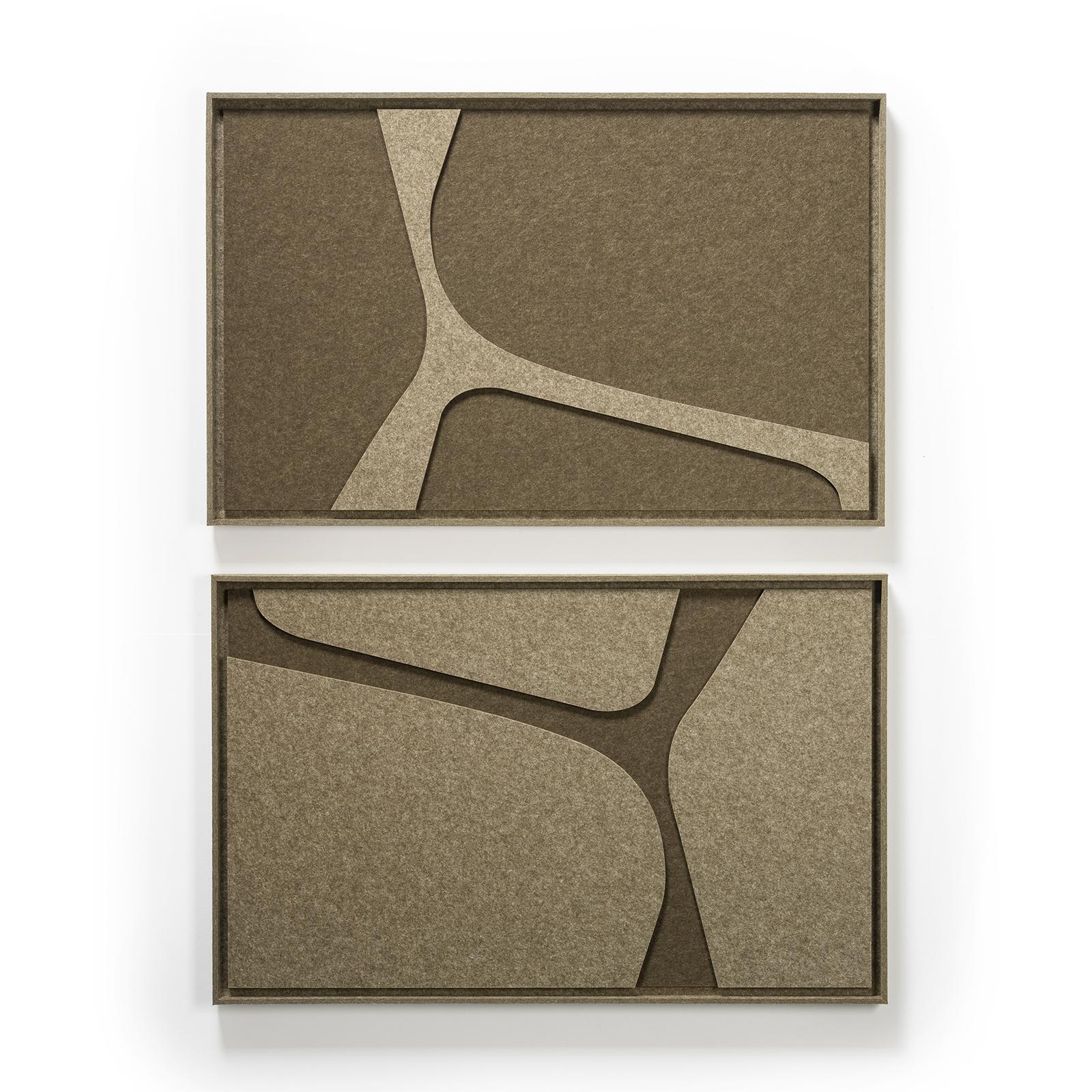 Serene Olive Mist, Panneaux superposés