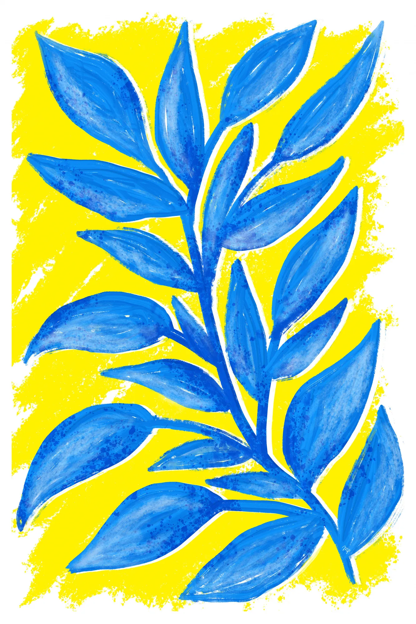 Blue Leaf Harmony