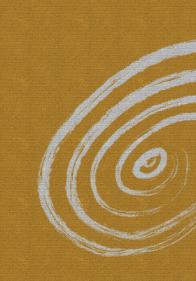 Abstract Golden Swirl