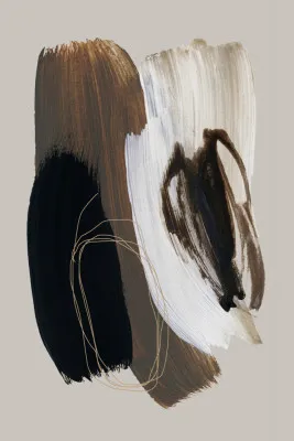 Abstract Brush Strokes 108X