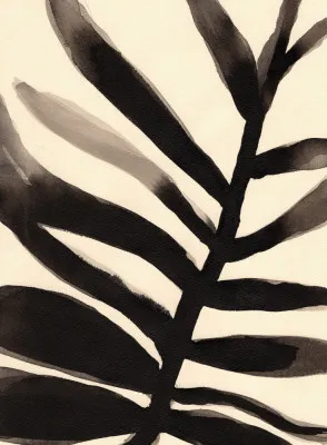 Branches en noir et beige i par janel bragg