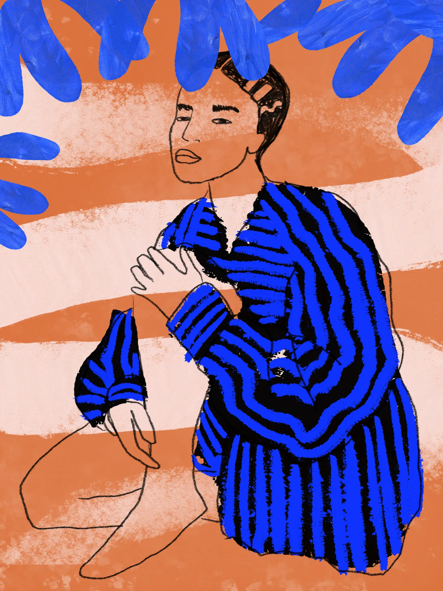 Blue Striped Dreams