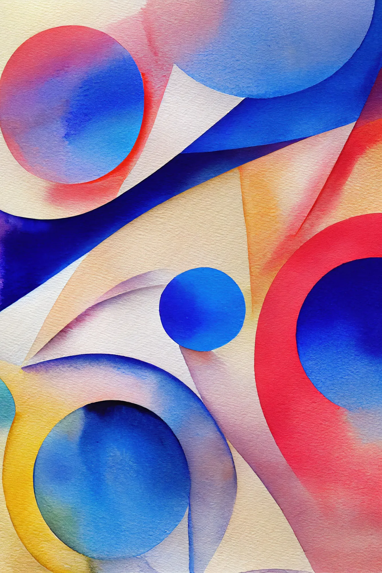 Nature Inspired Abstract Watercolor  (Day 10)