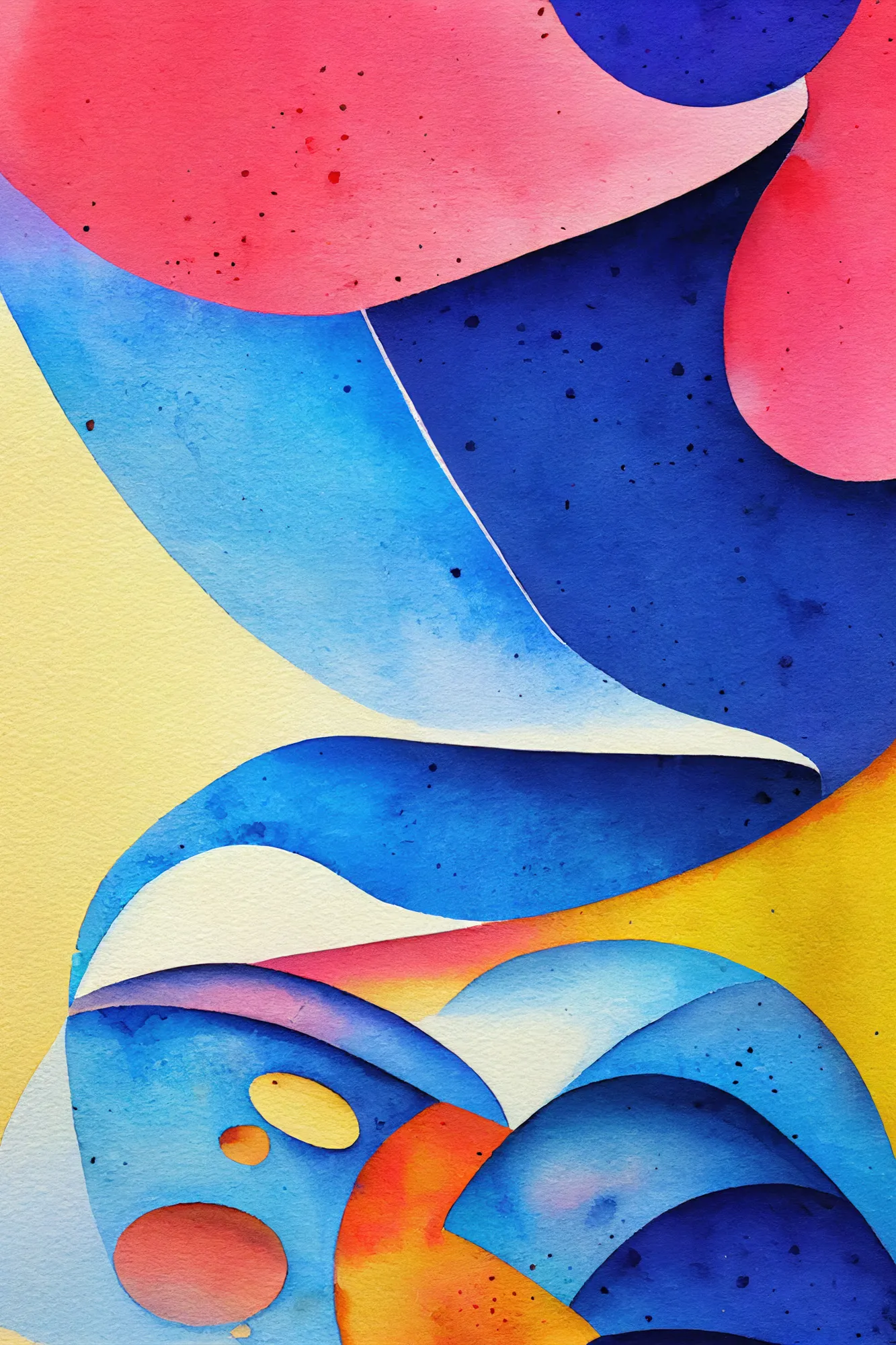 Nature Inspired Abstract Watercolor  (Day 12)