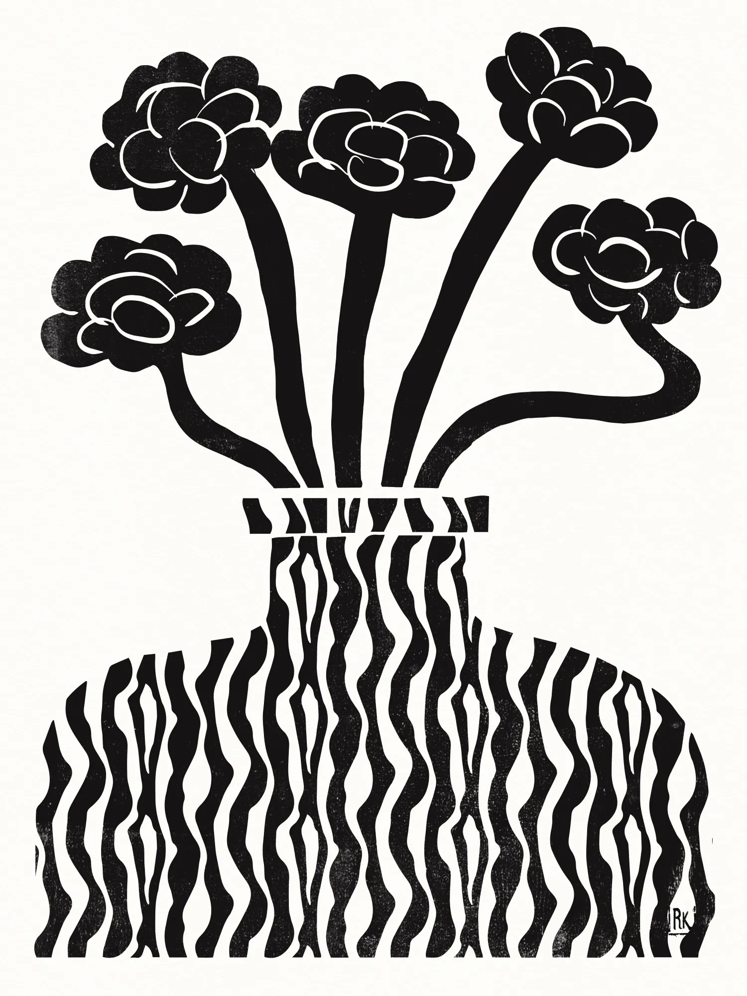Vase and Flowers 03