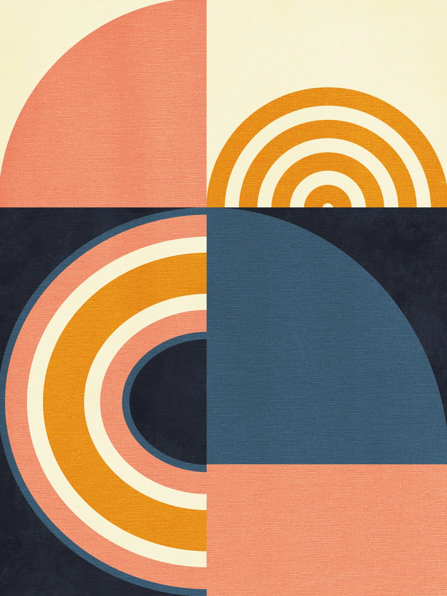 Illustration abstraite en couleurs vives verticale
