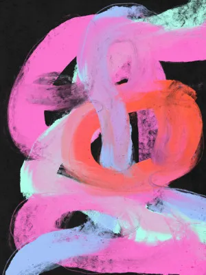 Neon Swirls