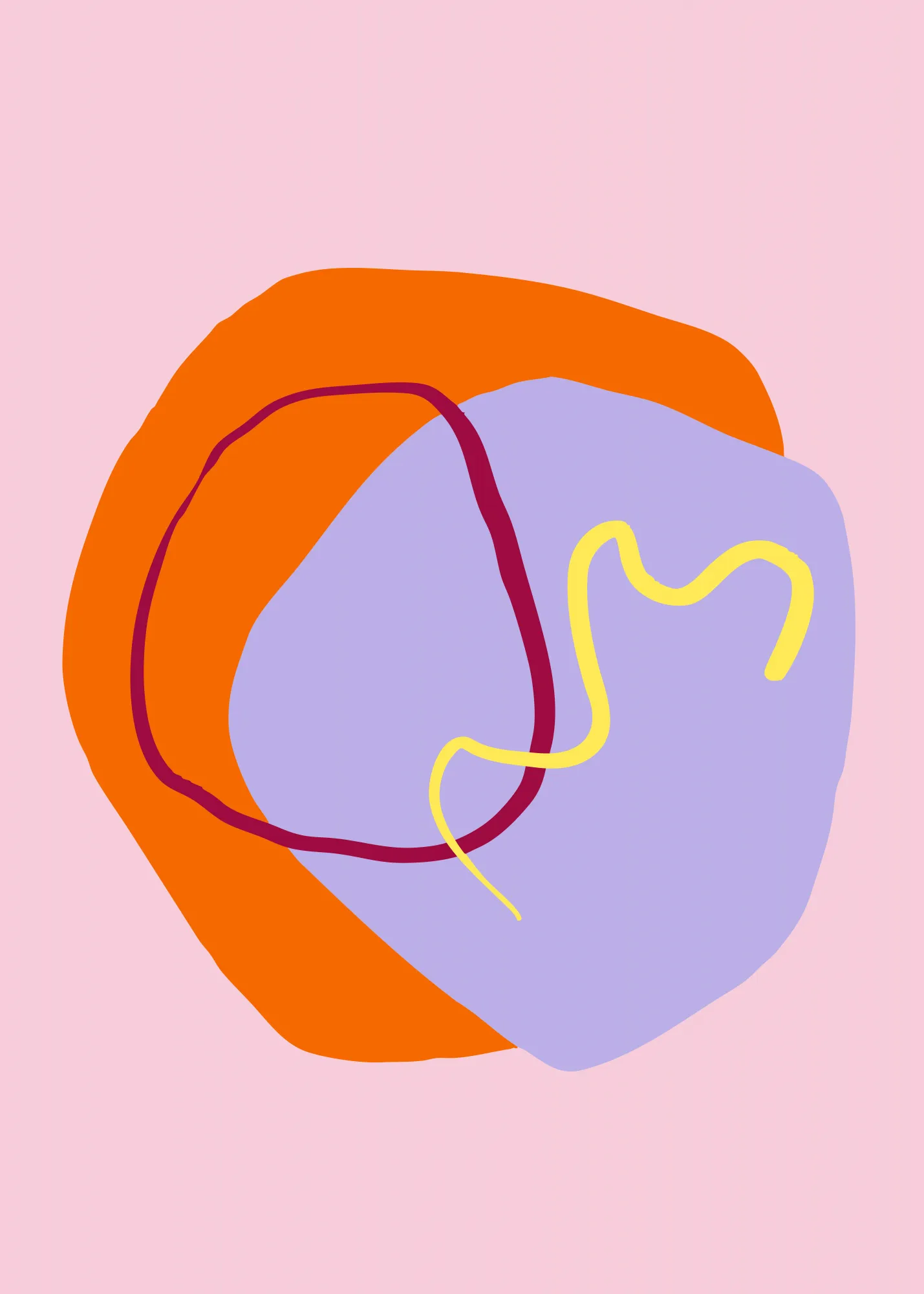 Formes colorées en vertical par studio memb