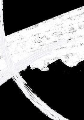 Abstract White Brushstrokes