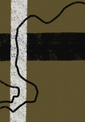 Graphic Olive Lines