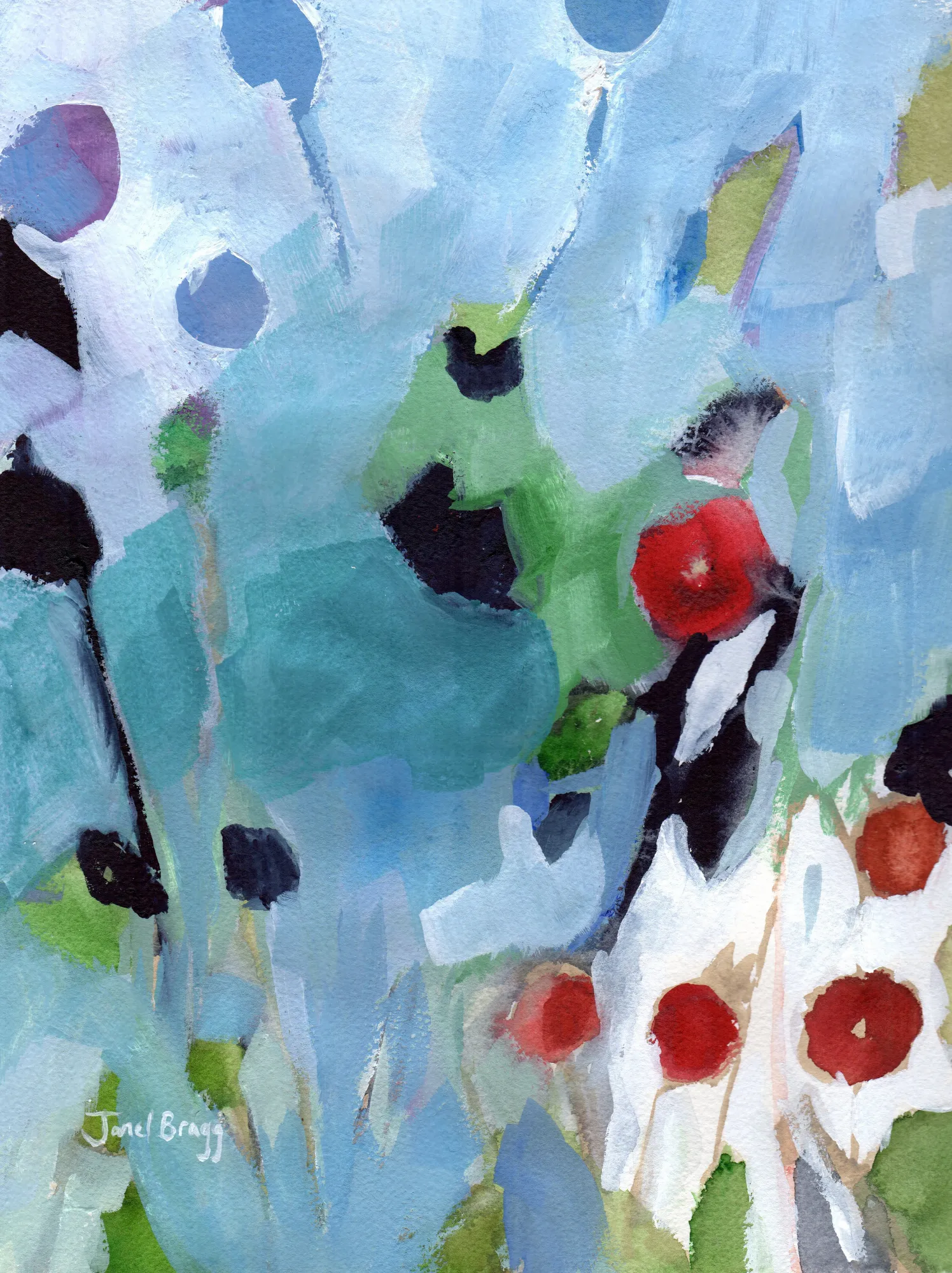 Rose hips at christmas par janel bragg