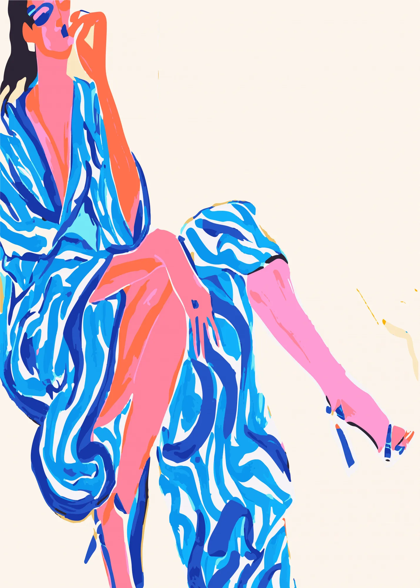 Portrait Woman in robe
