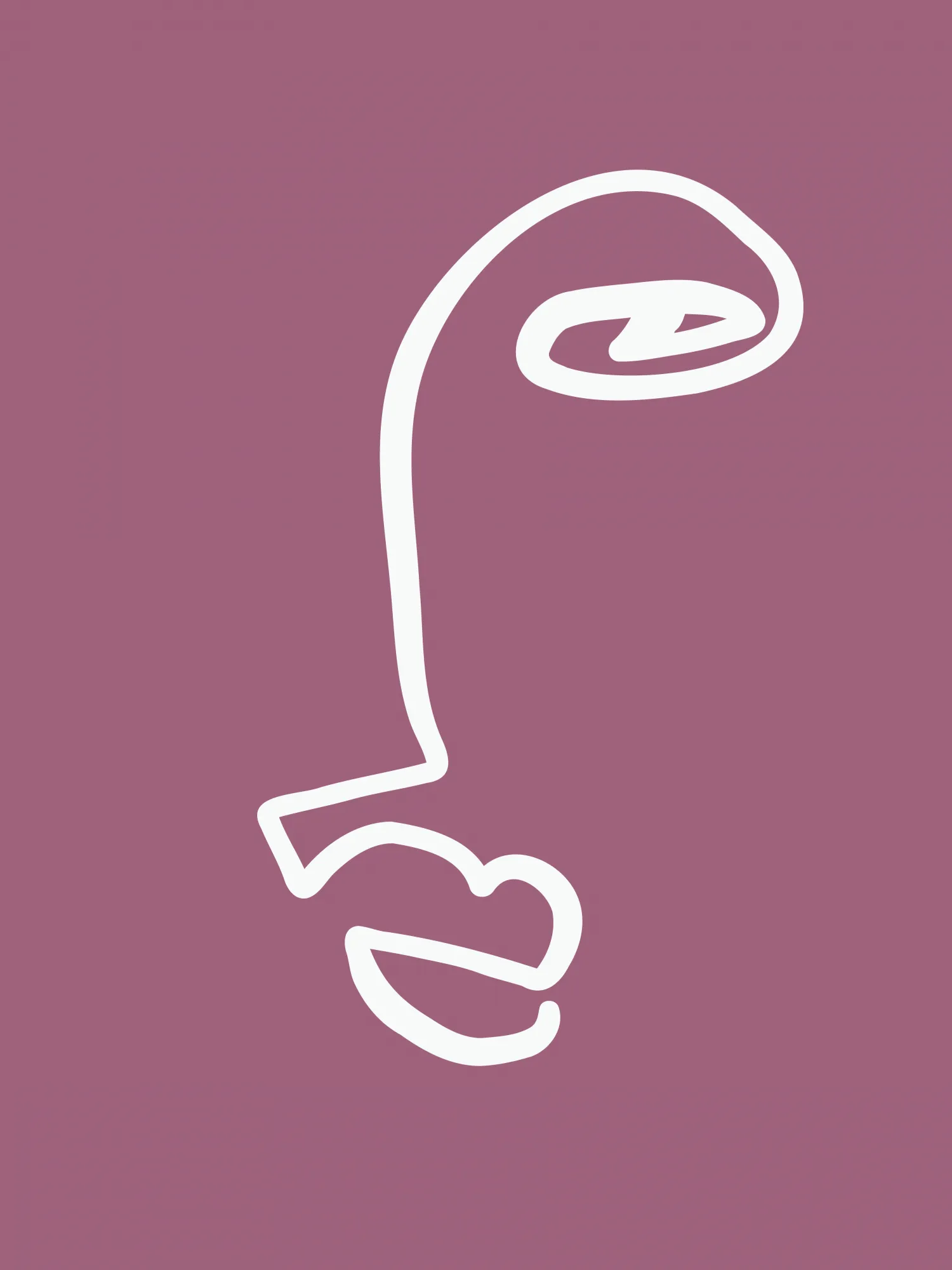 Profil élégant en ligne minimaliste par treechild