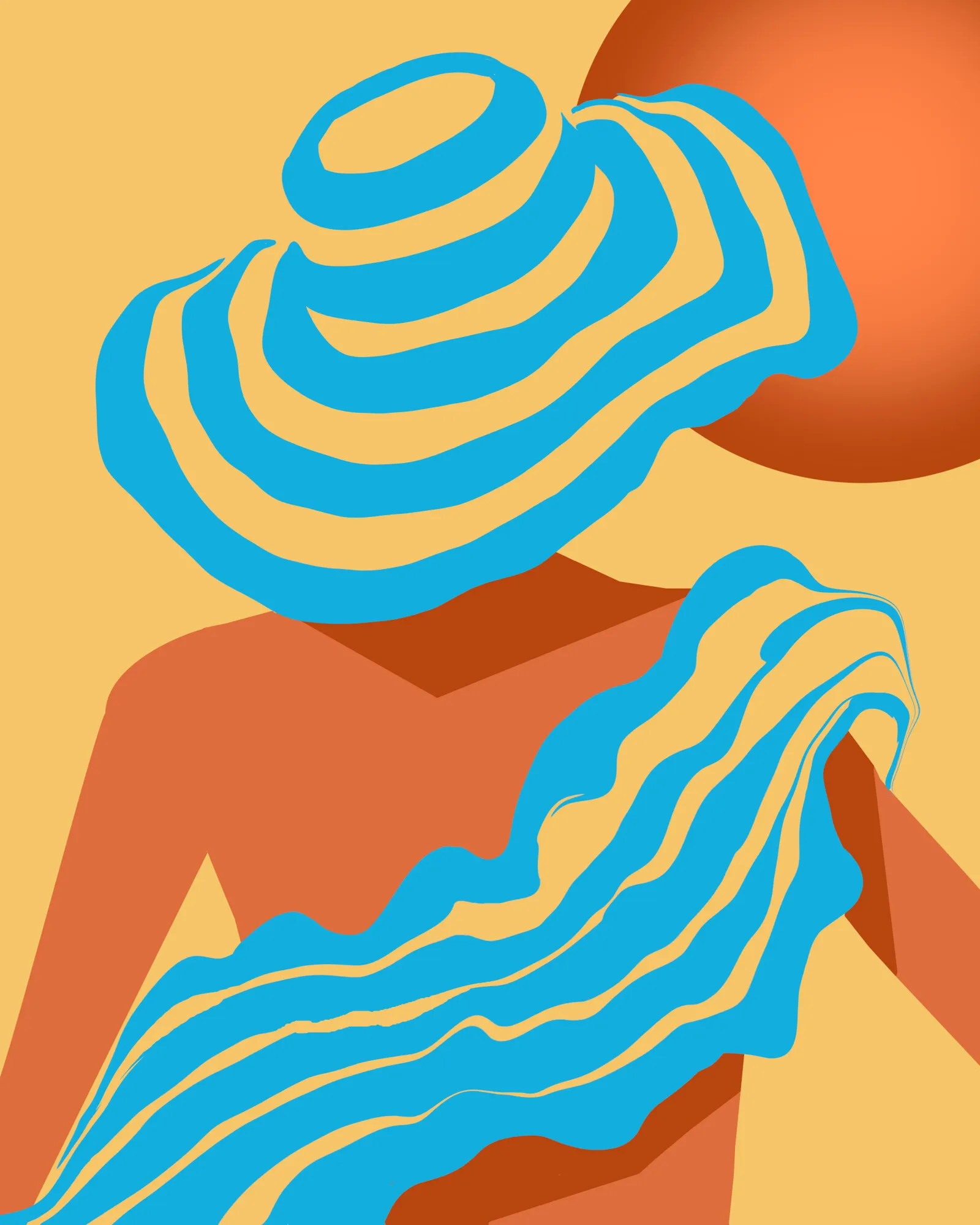 Sunlit Wavesstripe