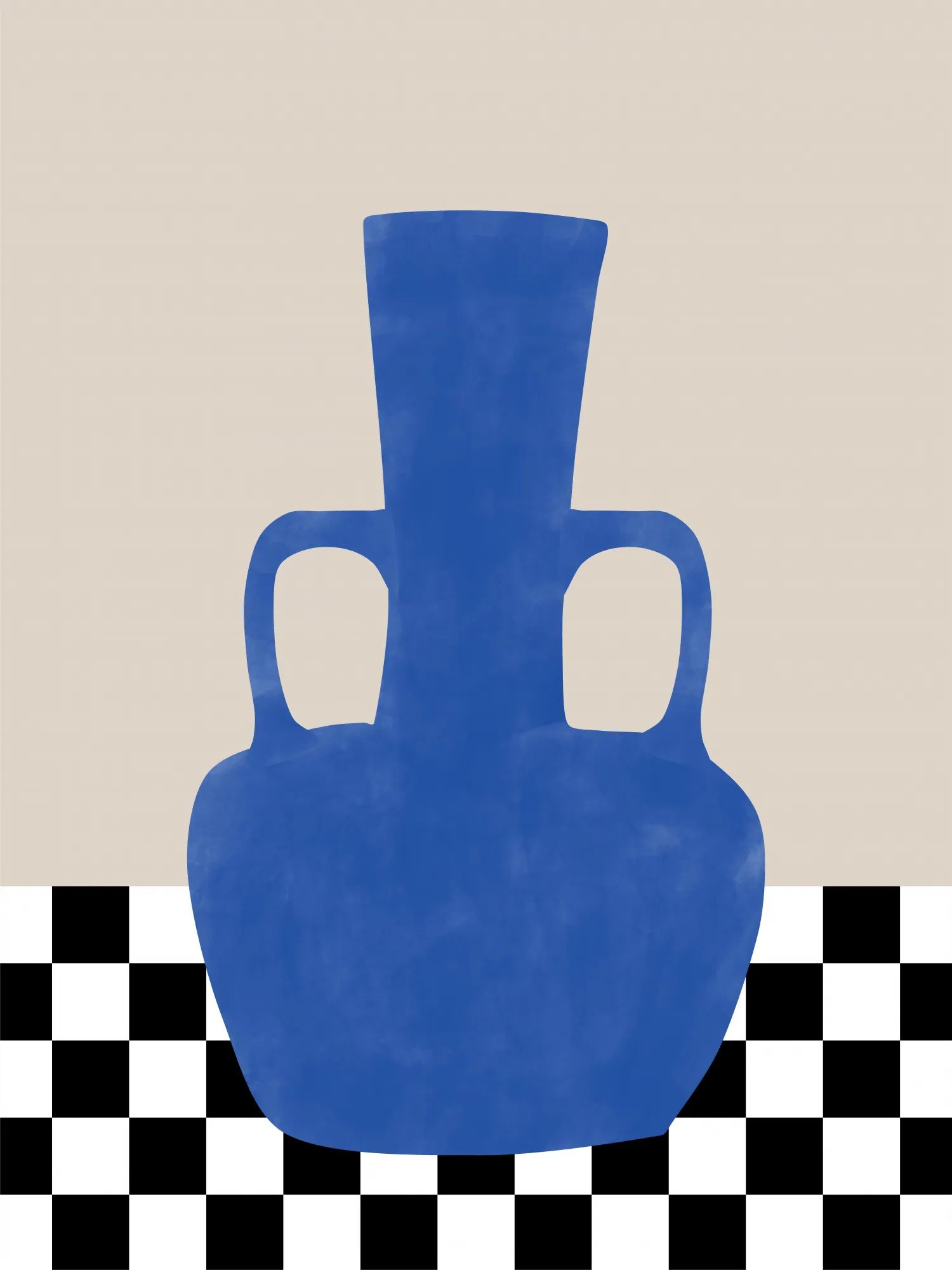Azure Vase Chess Board