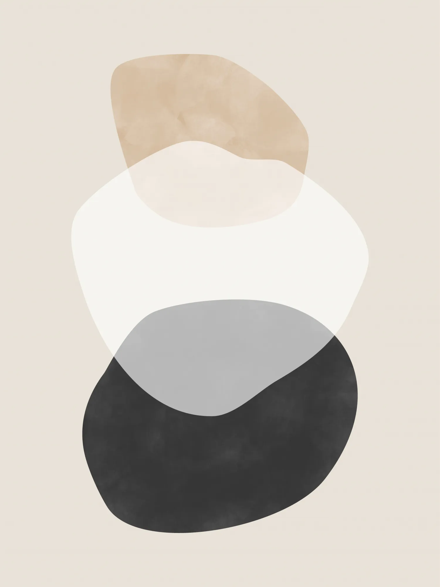 Stacked Organic Shapes