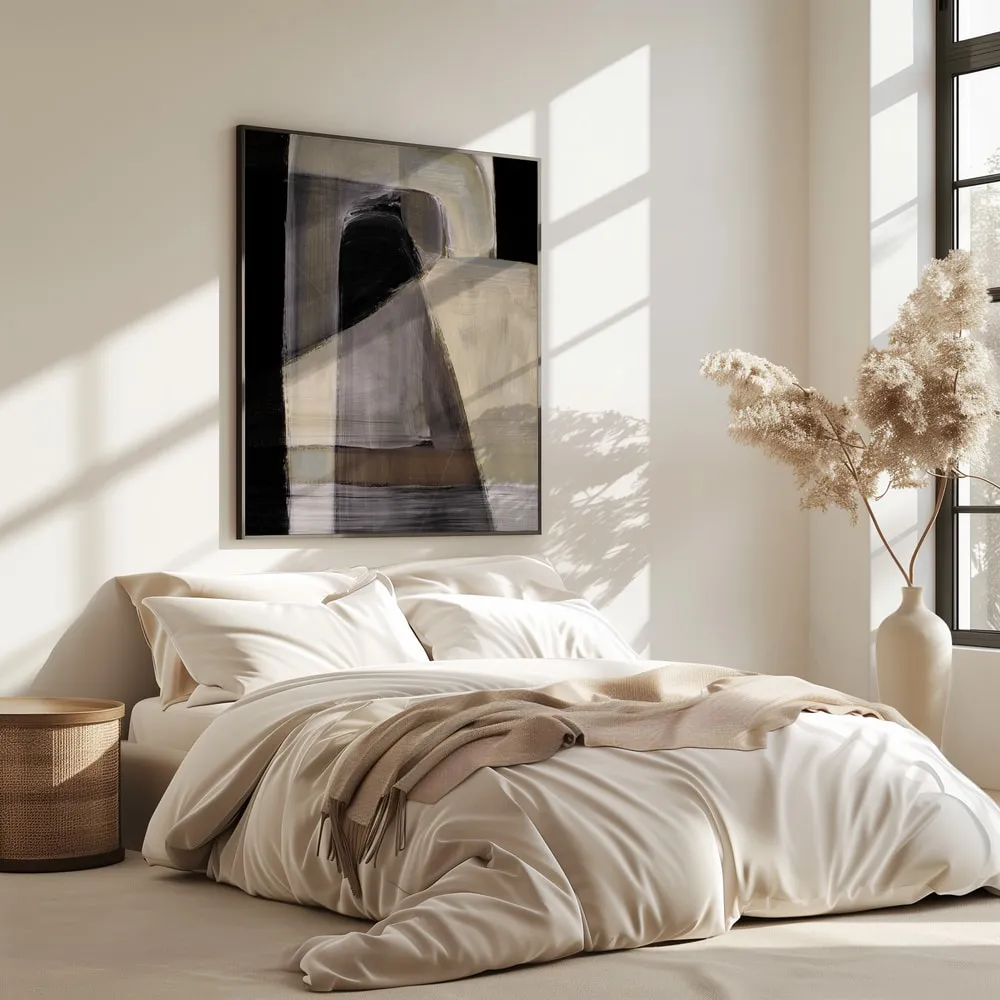 Moods, illustration abstraite horizontale par dan hobday en situation